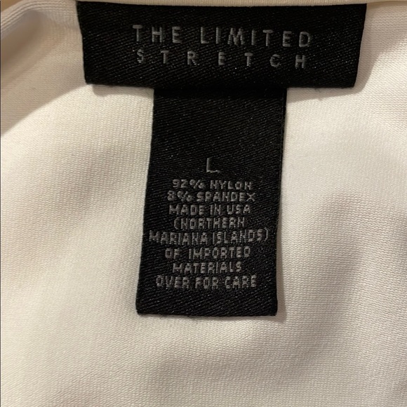 New The Limited Cream Scoop Neck Sleeveless Top - Picture 6 of 6